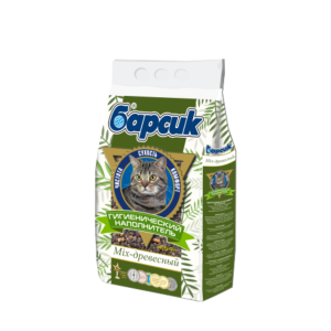 Հիգիենիկ ներծծող լցանյութ կատուների զուգարանի համար «Mix - Փայտային» — Barsik Mix, 4.54լ