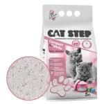 CAT STEP Compact White Baby Powder Clumping Mineral Cat Litter for Kittens, 5 L