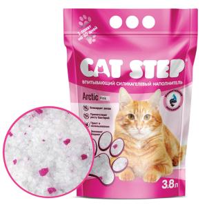 CAT STEP Arctic Pink Վարդագգույն սիլիկագելային լցանյութ | 3.8 լ