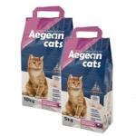 Հունական բնական կատվի ցանյութ մանկական դիմափոշու բուրմունքով – 5 կգ / 10 կգ Aegean Cats