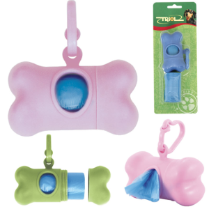 Կոնտեյներ + 1 պտուտակ «Ոսկոր» հիգիենիկ տոպրակներով, 15 հատ Triol HYGIENE