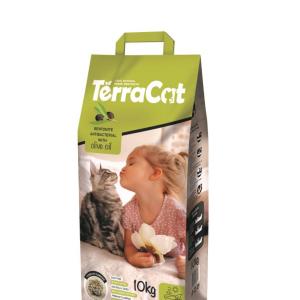 Հակաբակտերիալ Կատվի Լցանյութ Ձիթապտղի Յուղով - TerraCat (10կգ)