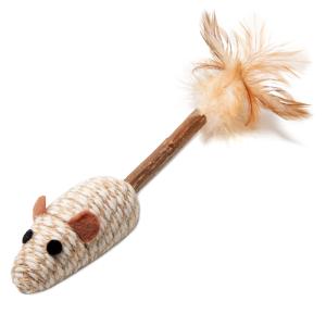 Կատվի խաղալիք՝ «Մուկ փետուրներով», 70×180 մմ Triol NATURAL