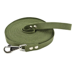 Поводок АТП, брезент, импортный карабин, 20 мм 10 м