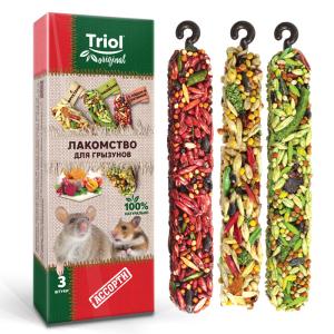 Ասորտի հյուրասիրություն կրծողների համար Triol Original