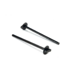 Թառ վանդակի համար (2 հատ)՝ պահիչով, 22 սմ, սև Beeztees