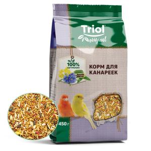 Կեր կանարեյկաների համար, 450 գ Triol Original
