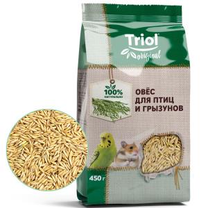 Triol Original վարսակի սնունդ թռչունների և կրծողների համար, 450 գ