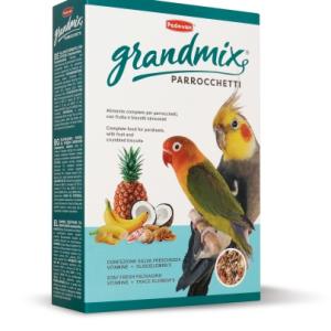 Полноценный корм для неразлучников и корелл – 850 г GrandMix Parrocchetti