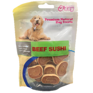 Հյուրասիրություն շների համար տավարի համով սուշիներ