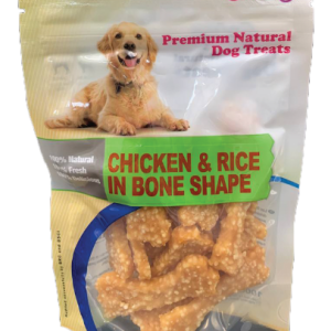 Հյուրասիրություն շների համար հավի և բրնձի համով ոսկորիկներ