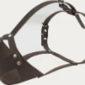 Կաշվե դնչկալ «French Bulldog» (մեկ կտոր) 32սմ/4սմ ( ֆրանսիական բուլդոգ )