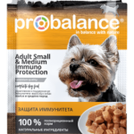 ProBalance թաց կեր փոքր և միջին ցեղատեսակների չափահաս շների համար 85 գ