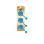 Dog Toy Ball with Tail Set, 3 pcs, Small Size Wow Play Ball with Tail (AFP)