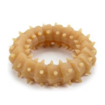 Beeztees Natural Rubber Ring Toy for Dogs & Puppies, 8×8×2 cm