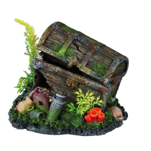 Treasure Chest Aquarium Decoration 17 cm