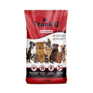 Complete Dry Dog Food with Ham Flavor for all breeds — Thank'Q Standard Ham, 10kg
