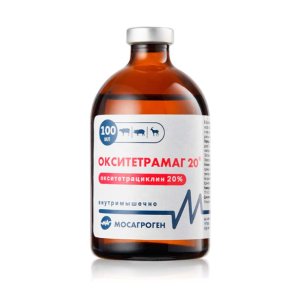 Oxytetramag 20 — Broad-spectrum Antibacterial Solution for Injection, 100ml