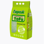 Բնական կոշտացող լցանյութ կատուների զուգարանի համար «ՏՈՖՈՒ - Կանաչ Թեյ» — Barsik TOFU Green Tea, 4.5լ