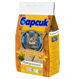 Natural Wood Hygienic Cat Litter — Barsik Natural, 4.54L