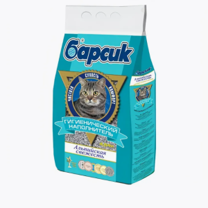 Alpine Freshness Absorbent Mineral Cat Litter — Barsik Alpine Freshness, 4.54L
