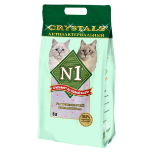 Antibacterial Silica Gel Cat Litter — N1 Crystals, 5L