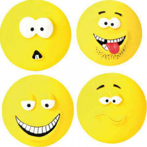 Սմայլ գնդակ շների համար – լատեքս, ձայնով (10 սմ)