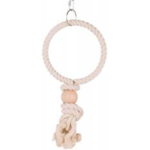 Кольцевая канатная игрушка с деревянной бусиной – TRIXIE