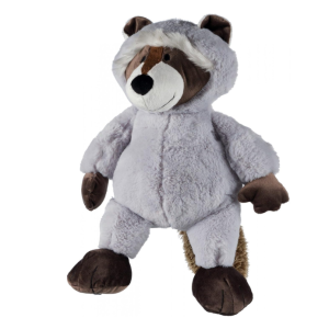 Мягкая игрушка енот для собак с пищалкой – 54 см