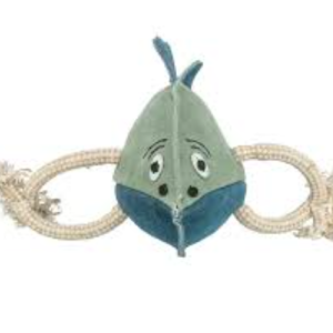 Խաղալիք շների համար՝ ձուկ պարանի վրա