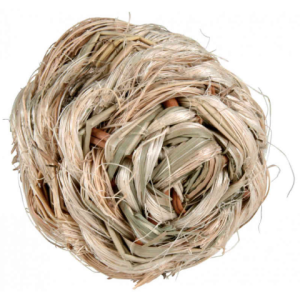 Կատուների համար խոտե գնդակ