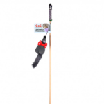 Կատուների խաղալիք կարթ՝ կտորե մկնիկ մորթե պոչիկով