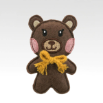 Игрушка для кошек — тканевый мишка