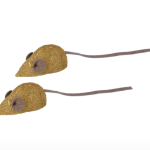 Կատուների խաղալիք՝ կատվախոտից մկնիկների հավաքածու (2 հատ)