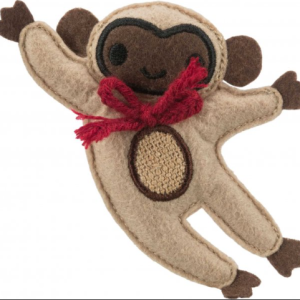 Կատուների խաղալիք՝ կտորե կապիկ