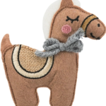 Игрушка для кошек — тканевая лошадка