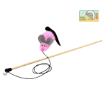 Կատուների խաղալիք-կարթ՝ մեծ ականջներով մկնիկ