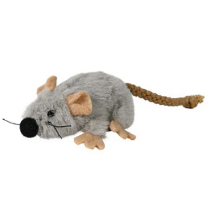 Игрушка для кошек — мягкая плюшевая мышь