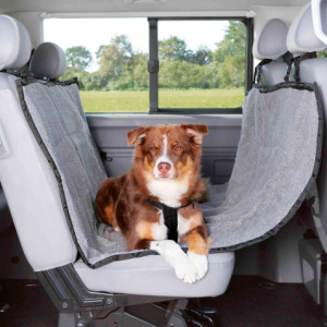 Մեքենայի պաշտպանիչ ծածկոց գառան մորթուց՝ սև-մոխրագույն, 1.45×1.60 մ