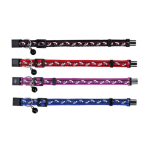 Նեյլոնե վզկապ կատուների համար՝ զանգակով