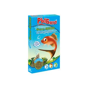 Բուսական գրանուլ կեր բոլոր տեսակի ակվարիումային ձկների համար РЫБята Фито-Меню (35գ)