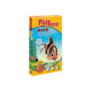 Ընդհանուր կեր բոլոր տեսակի ակվարիումի ձկների համար "РЫБята МЕНЮ" (10գ)