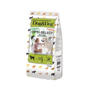 Լիարժեք կեր մեծահասակ շների համար (14 կգ) Dog & Dog OPTI-SELECT