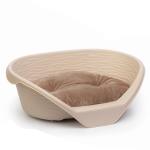 Պլաստմասե մահճակալ կատուների և շների համար (610×415×205մմ)՝ բարձով ALTA