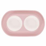 Миска ALTA "Лекси" двойная для животных 0,3 л на подставке