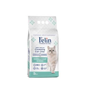 Կատվի լցանյութ՝ մարսելյան օճառի բույրով FELIN (5 լ)