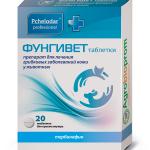 FUNGIVET – Antifungal tablets for cats and dogs (20 tablets)