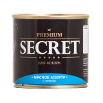 SECRET Premium Мясное ассорти с печенью 240 г – Влажный корм для взрослых кошек