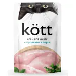 Թաց կեր կատուների համար՝ ճագարի մսով, 75 գ Kött