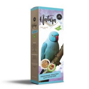 Հացահատիկային ձողիկներ թութակների համար Фруктово-Яичный Коктейль SECRET Natura (400 գ)